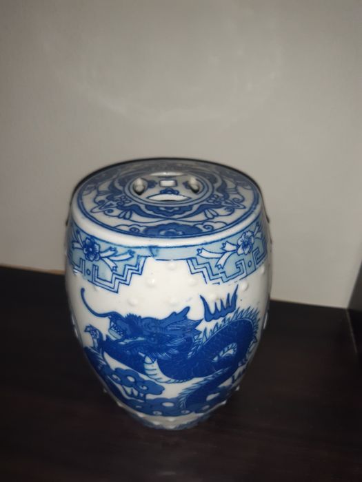 Candeeiro Chinês em Porcelana