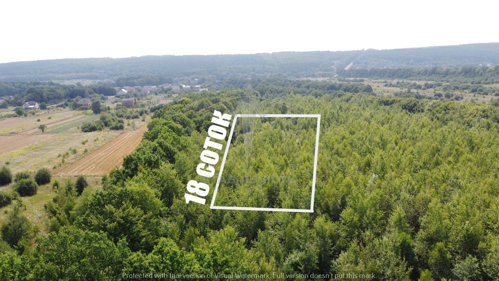 Продається Ділянка 18 соток під будівництво. Павлівка. Котежд. Бізнес. Ліс. Природа. Дача