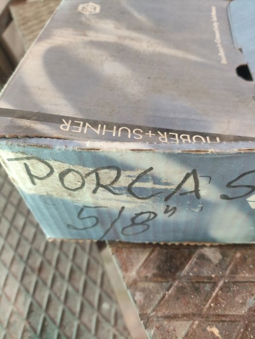 100 porcas de aço rosca em polegadas 5/8