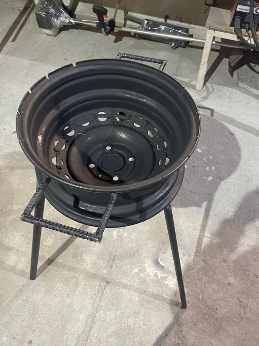 Мангал з автомобільного диску (саморобний)