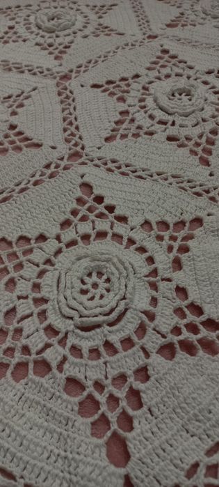 colcha em crochet feitas a mão