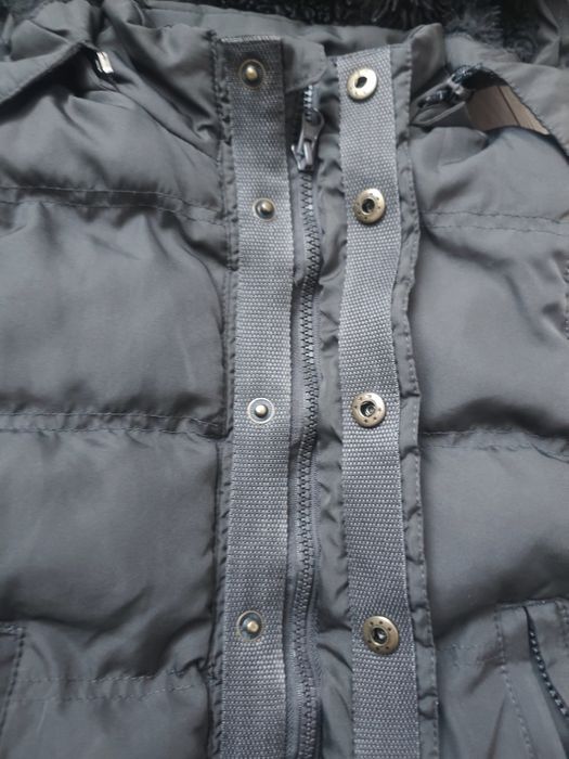 Brązowa kurtka ocieplana zimowa czekoladowa reserved 98