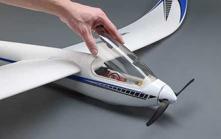 Aeromodelismo Planador luminoso