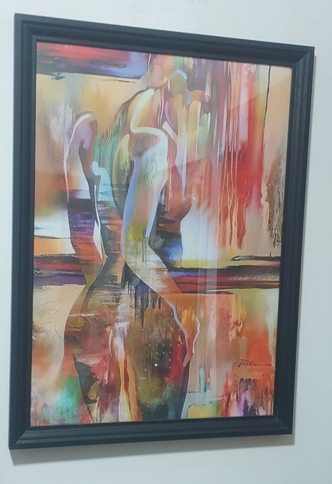 Quadros tela tecido moldura 57x77 cm