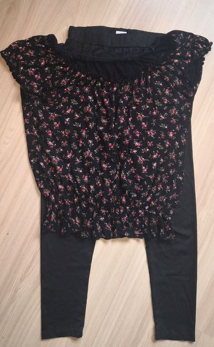 Legginsy spodnie i bluzka L 40