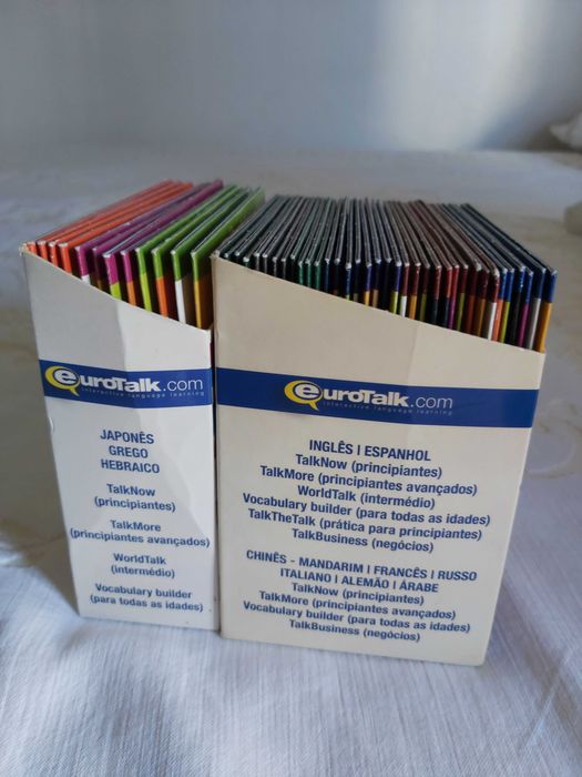 48 CDs - Curso de 11 Línguas da EuroTalk