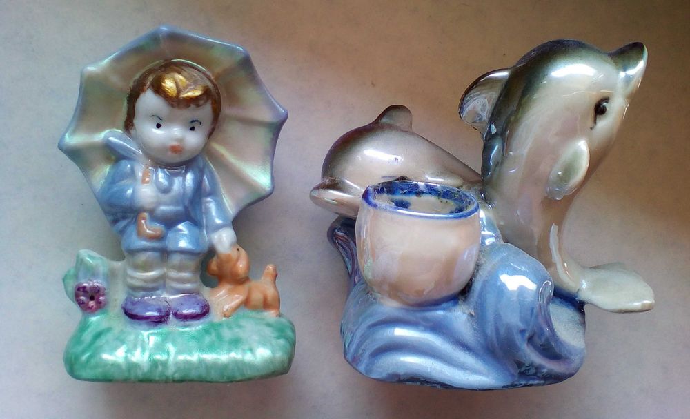 2 stare figurki porcelanowe, stan idealny