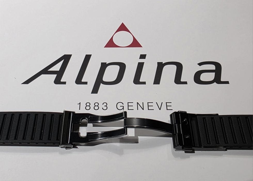 Alpina Geneve NOWY pasek  kauczukowy 22 mm MEGA OKAZJA !!!