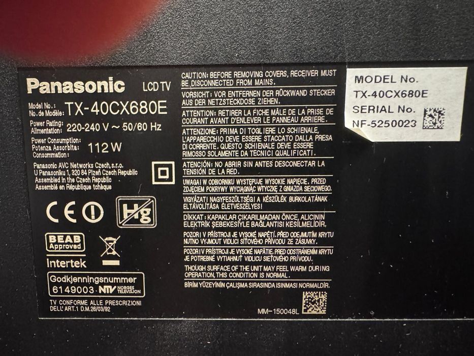 Telewizor 40cal Panasonic