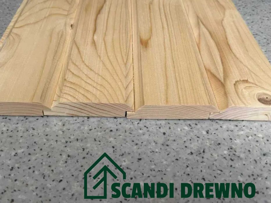 Deska zakładkowa świerk skandynawski 22×96mm  5.1m 5.4m podbitka nadbitka
