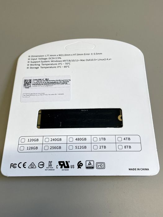 Dysk SSD M.2 4TB – Model 990 PRO (SATA NGFF / zamiennik) (2837)