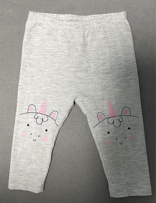 Spodnie legginsy dziewczęce Zara, 5.10.15. , H&M roz.74