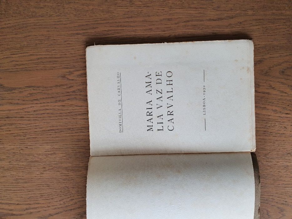 Livro Maria Amalia Vaz de Carvalho - Domitila de Carvalho
