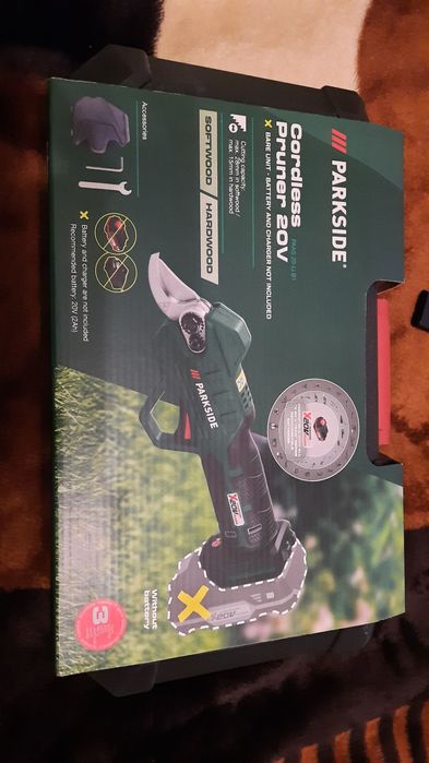 Nozyce akumulatorowe sekator Parkside 3lata gwarancji