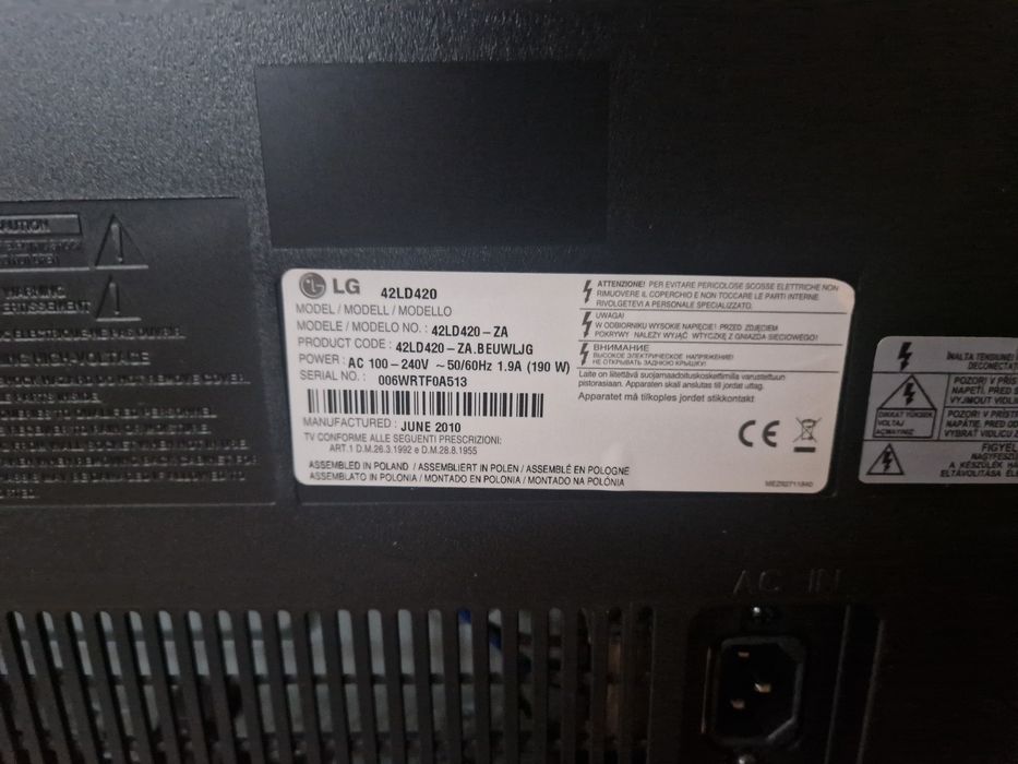 Telewizor LG 42 cale