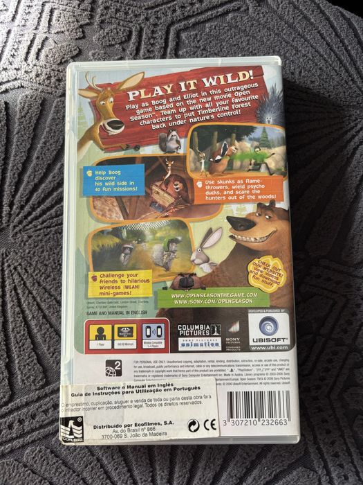 Jogo para PSP Open Season
