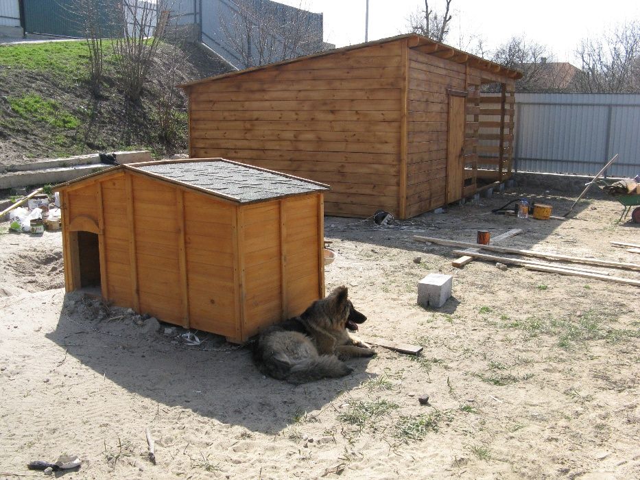Будка для  собаки.  из дерева .
