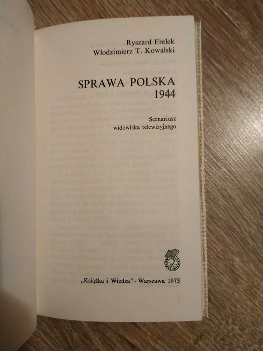 "Sprawa polska 1944" Ryszard Frelek, Włodzimierz T. Kowalski