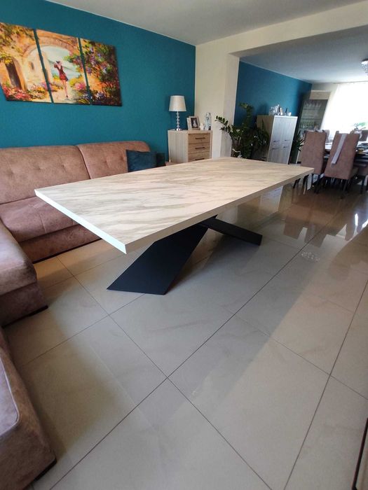 Stół industrialny imitacja kamienia