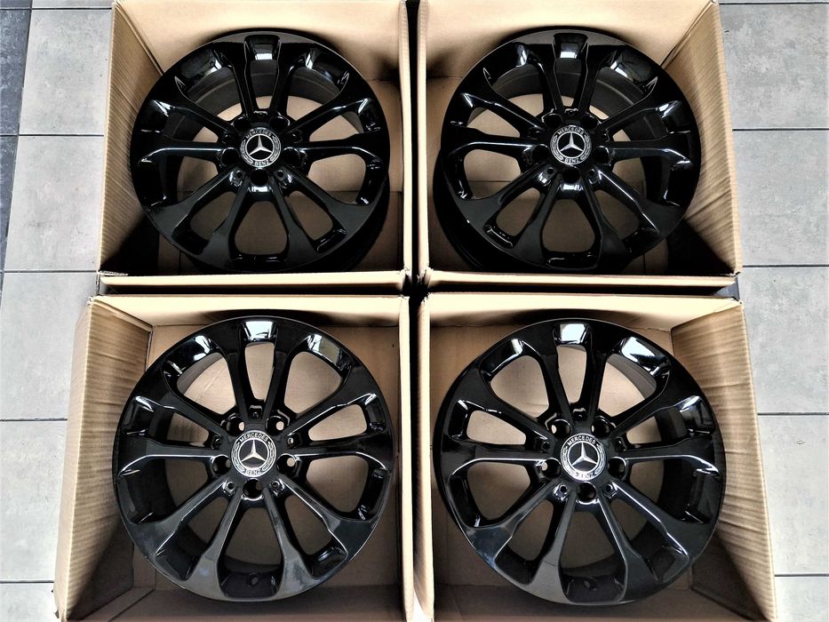 Alufelgi 17 5x112 Czarne Mercedes A B C CLA V Vito Viano i inne ! 341#