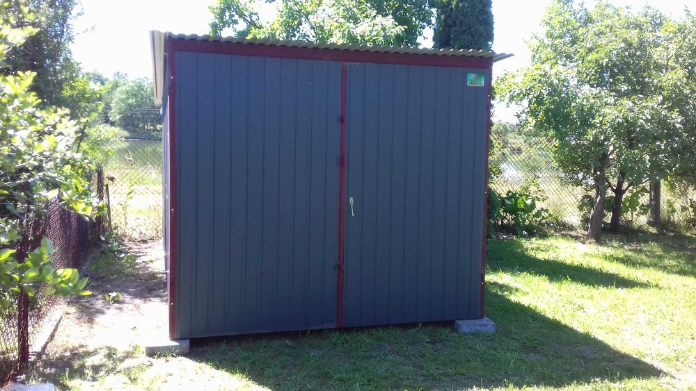 Blaszak garaż blaszany schowek magazynek wiata 3x6