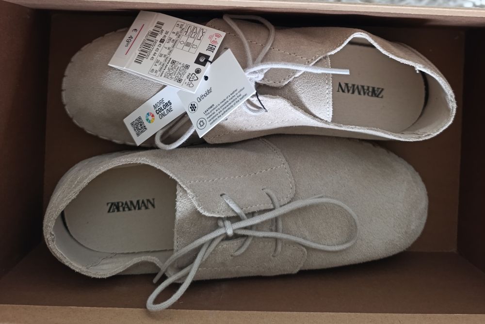 Sapatos mocassins 41 Zara