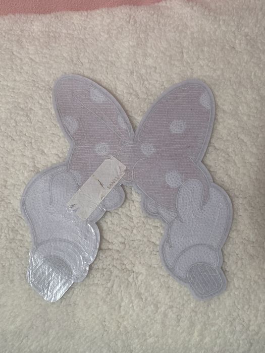 Aplique / Emblema Laço Minnie Lantejoulas