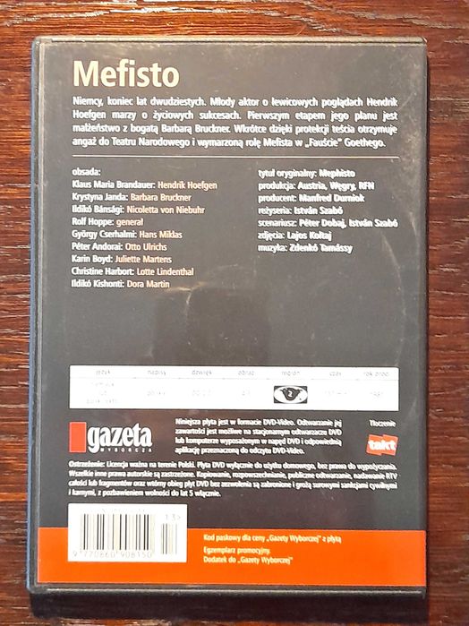 MEFISTO - film DVD István Szabó