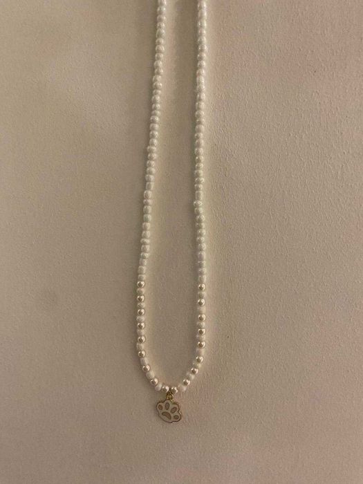 ожерелье с кошачьей лапкой