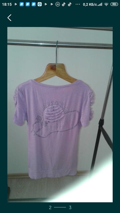 Кофточка сиреневого цвета.Размер 34.Цена 250 грн.