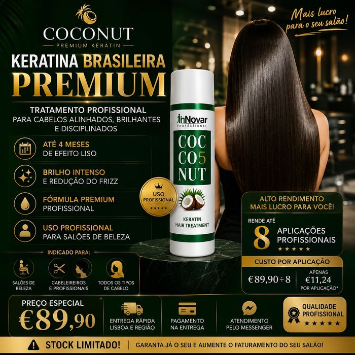 Keratina Brasileira Premium 1L Profissional