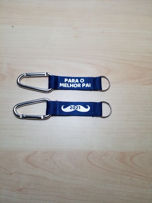 Porta-Chaves com Mosquetão Personalizáveis