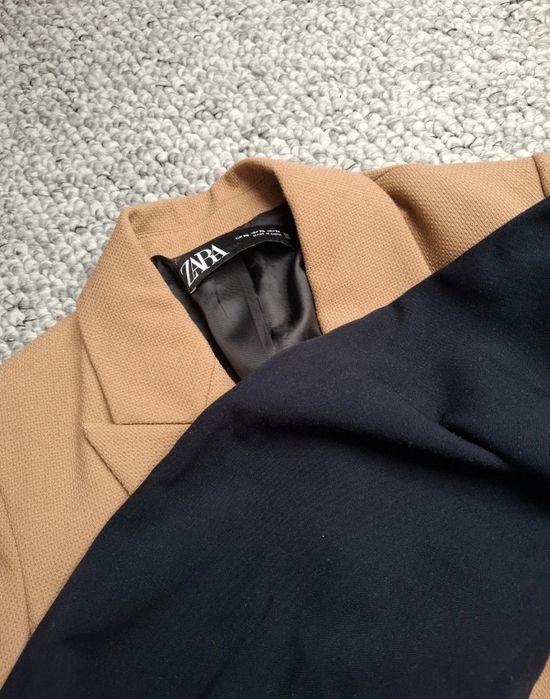 Granatowe spodnie materiałowe M 38 M&S  Collection  jak nowe