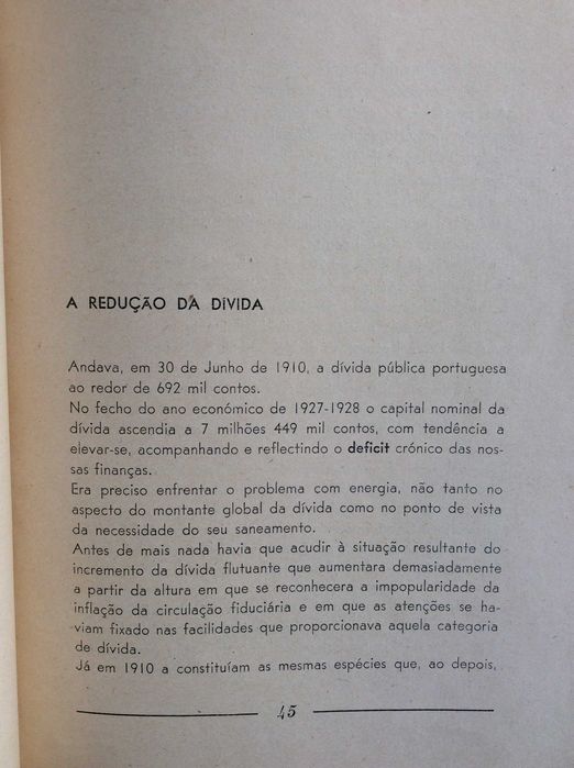 Salazar; Dez Anos na Pasta das Finanças; Edições SPN, 1938. Escasso