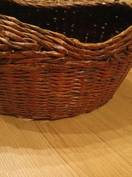 Корзина для кота из бумажной лозы