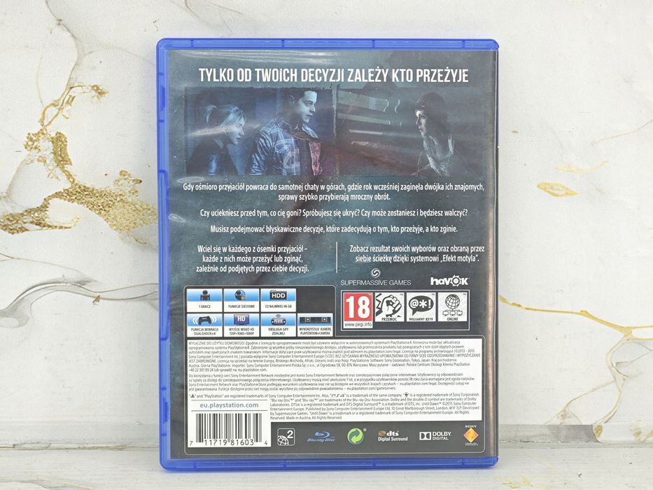 Gra until dawn ps4