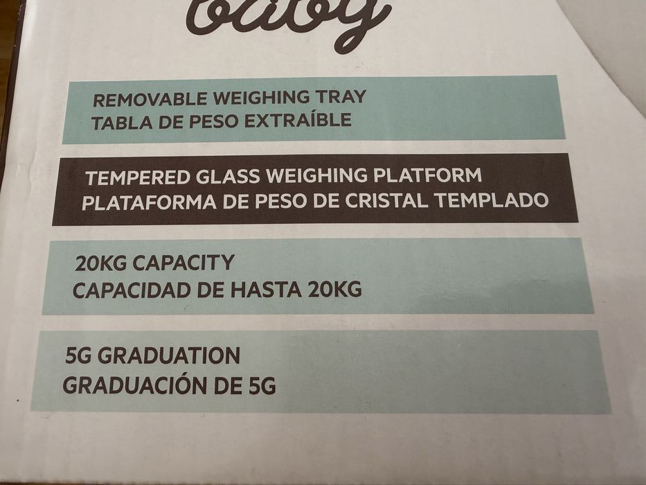 Balança digital de bebé e criança como NOVA