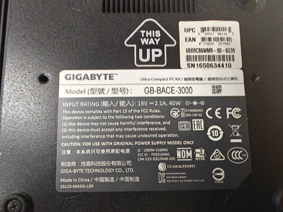 Мини ПК Gigabyte BRIX GB-BХВТ-2807