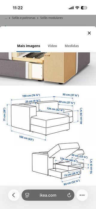 Sofá ikea Jattebo