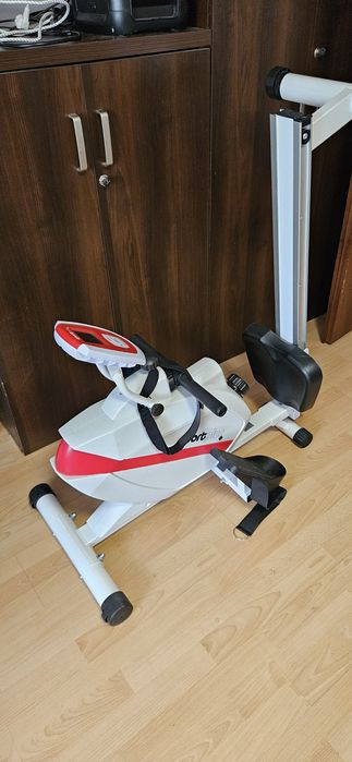 Z opaską do pomiarów.Wioślarz magnetyczny Sport Plus w super stanie