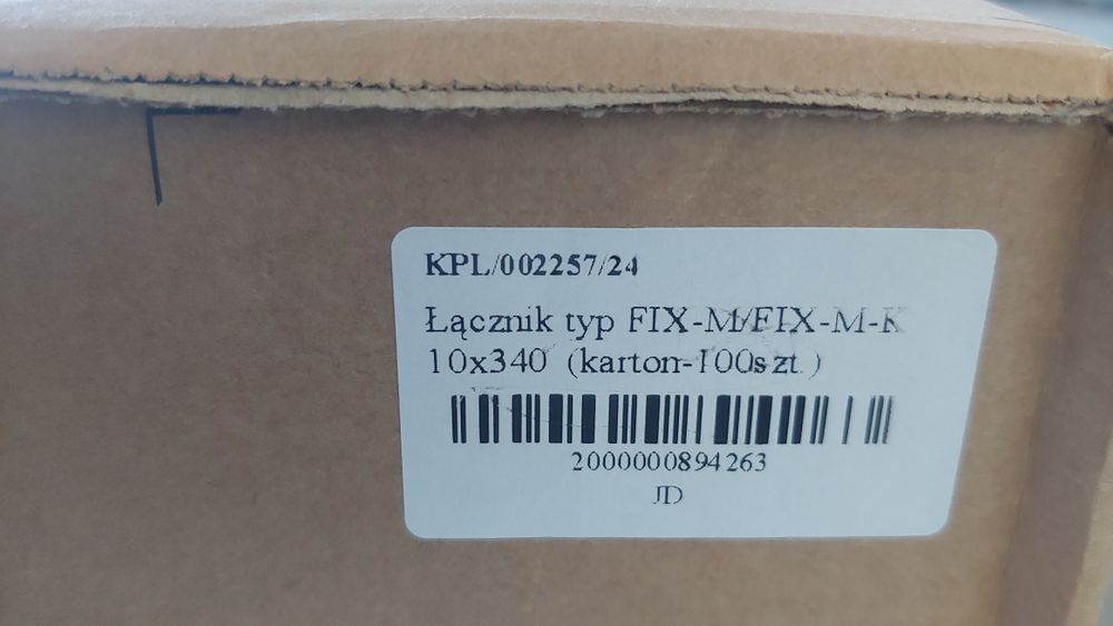 kołek do wełny styropianu kołki dyble łącznik 34cm 10 x 340