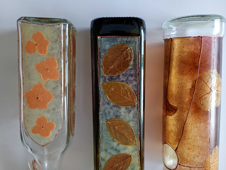 ozdobne butelki hand made