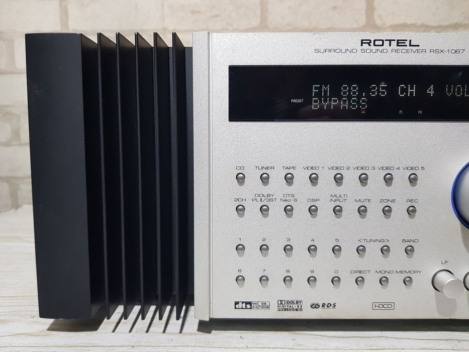 Р-В! Топ! 7.1AV ресивер Rotel RSX-1067 7×120Вт,20Кг! б/у з Німеччини