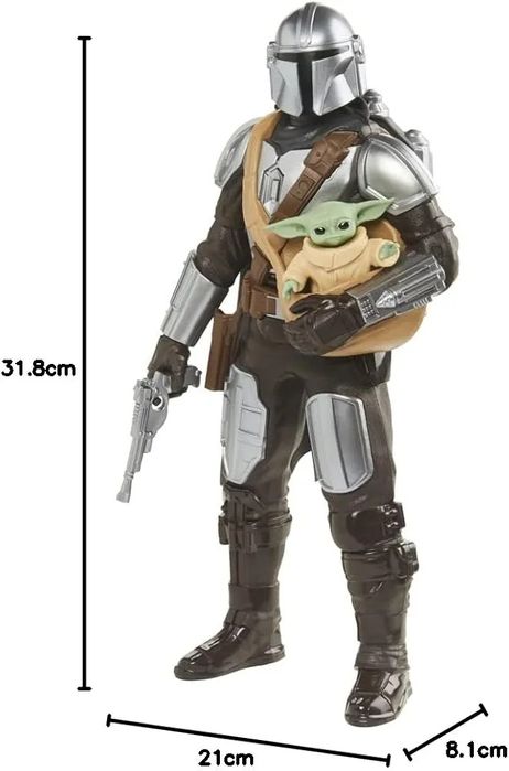 Hasbro Star Wars Galactic Action The Mandalorian & Grogu interaktywna
