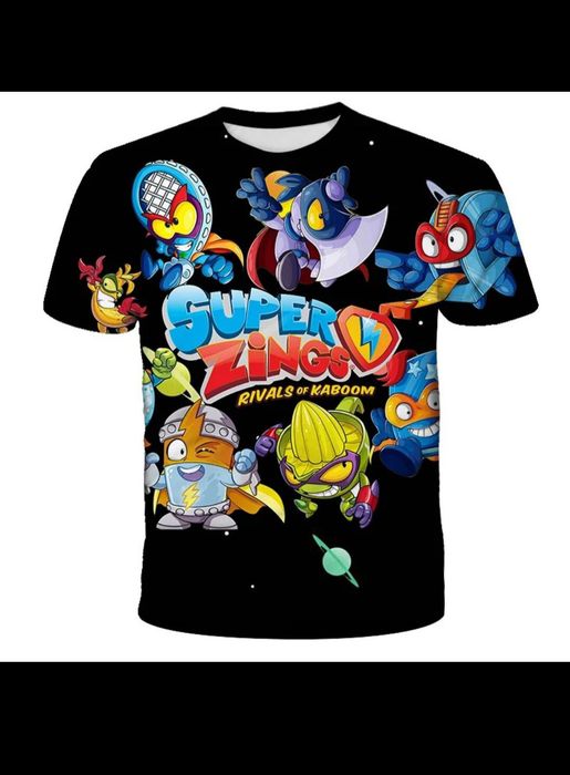 116 / 122 nowa koszulka t-shirt super zings 3D