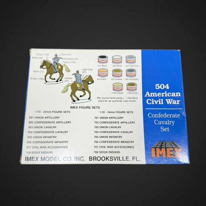 IMEX 504 Confederate Cavalry 1:72 Wojna Secesyjna J6/021623