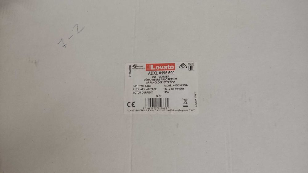 Softstart 90kW ADXL 0195 Lovato