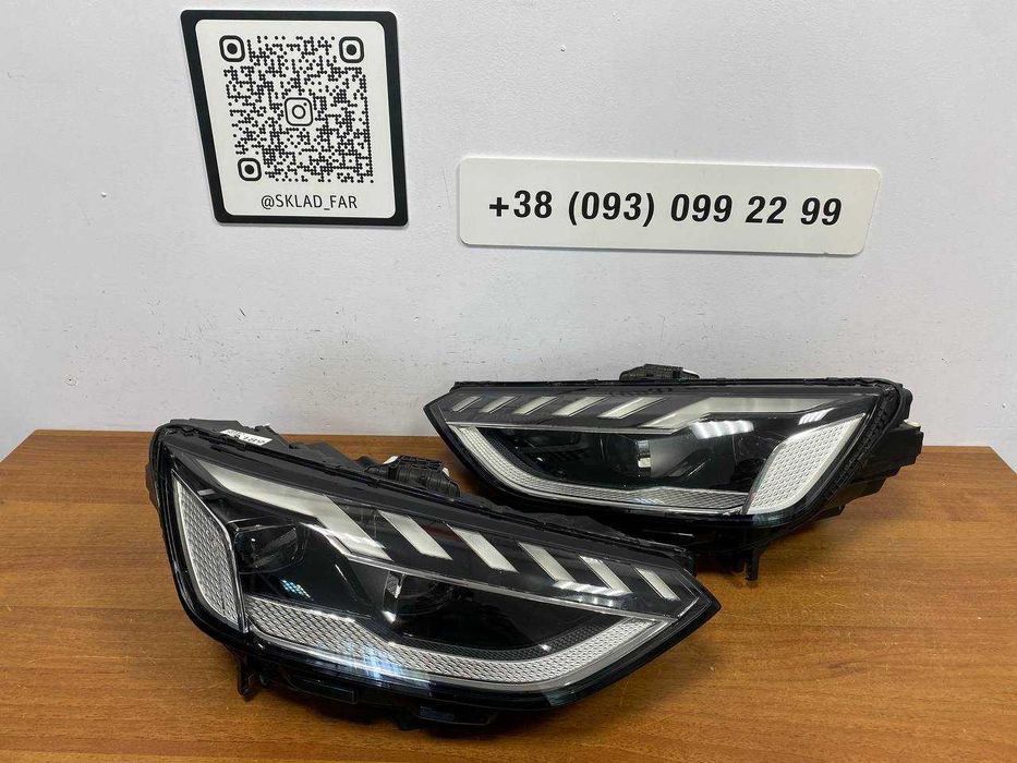 Фара фари Audi A4B9 rest Matrix 2019+ ауді  лед матриця рест Trade-in