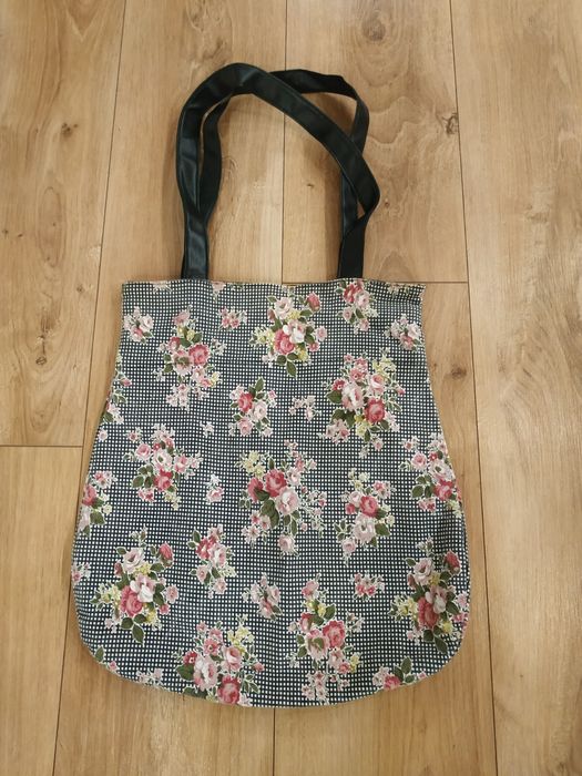 Torebka w kwiaty floral worek torba