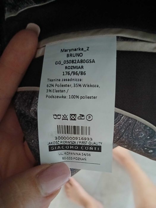 Garnitur męski elegancki